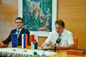 Direktor APPIE d.o.o. Goran Jovanović in župan mag. Marko Diaci